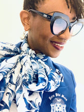 Lade das Bild in den Galerie-Viewer, Zeta Phi Beta Fashion Floral Lightweight Scarf ZPB - Simply Dovely