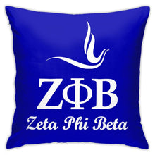 Lade das Bild in den Galerie-Viewer, Zeta Phi Beta Decorative Square Pillow Case Cover - Simply Dovely