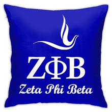 Lade das Bild in den Galerie-Viewer, Zeta Phi Beta Decorative Square Pillow Case Cover - Simply Dovely
