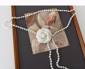 Pearl Waist Chain Flower Belt