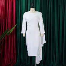Load image into Gallery viewer, Chic White Bodycon Dress
