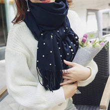 Load image into Gallery viewer, Cashmere Pearl Scarves
