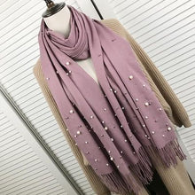 Load image into Gallery viewer, Cashmere Pearl Scarves
