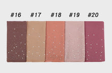 Load image into Gallery viewer, Chiffon Pearls and Rhinestones Scarves
