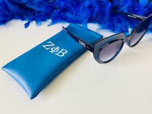 Squeeze Leather Pouch Case for Zeta Phi Beta ZPB Eyewear - Simply Dovely