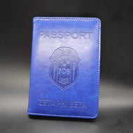 Zeta Phi Beta Passport Holder Cover with Card Slots