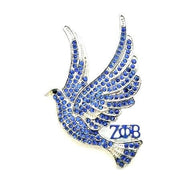 Z-Phi-B Dove Brooch Lapel Pin - Simply Dovely